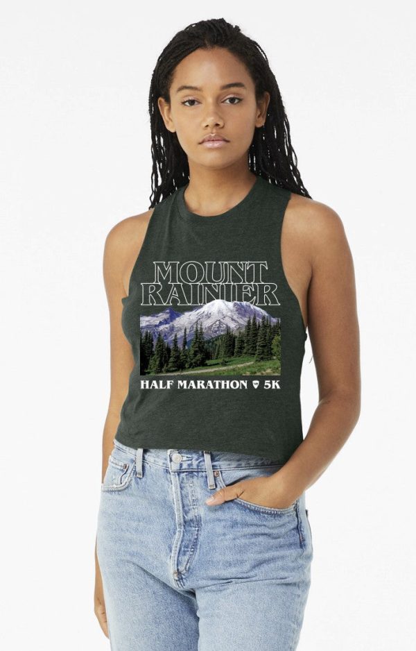 Mount Rainier Crop Tank For Discount