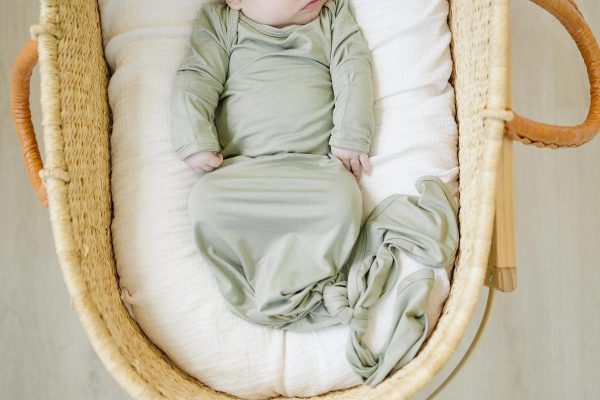 Bamboo Knotted Gown - Dried Thyme Fashion - Image 3