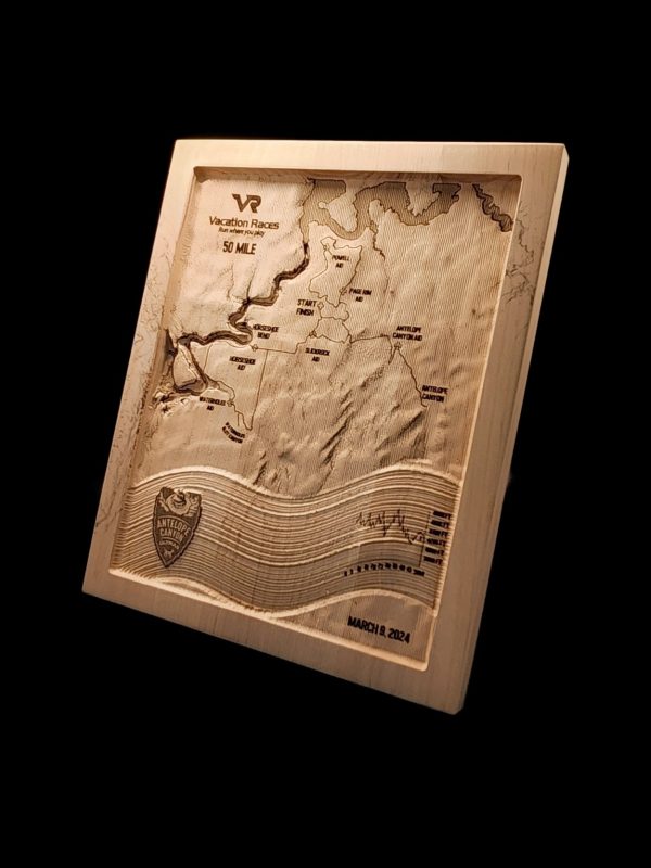 VR - Antelope Canyon Ultras - 50 Mile 3D Race Map Fashion - Image 2