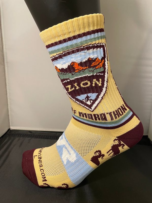 Crew Socks - Zion Half Marathon For Sale