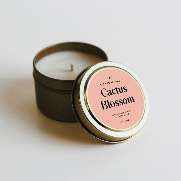 Cactus Blossom Gold Travel Candle Online - Image 3