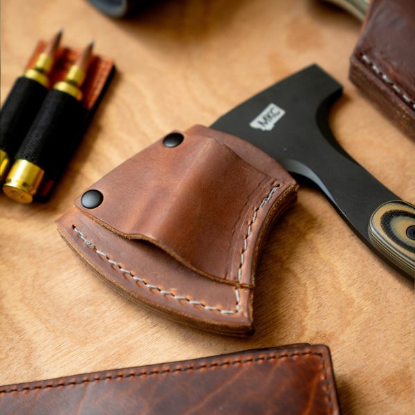HELLGATE HATCHET LEATHER SHEATH Online - Image 4