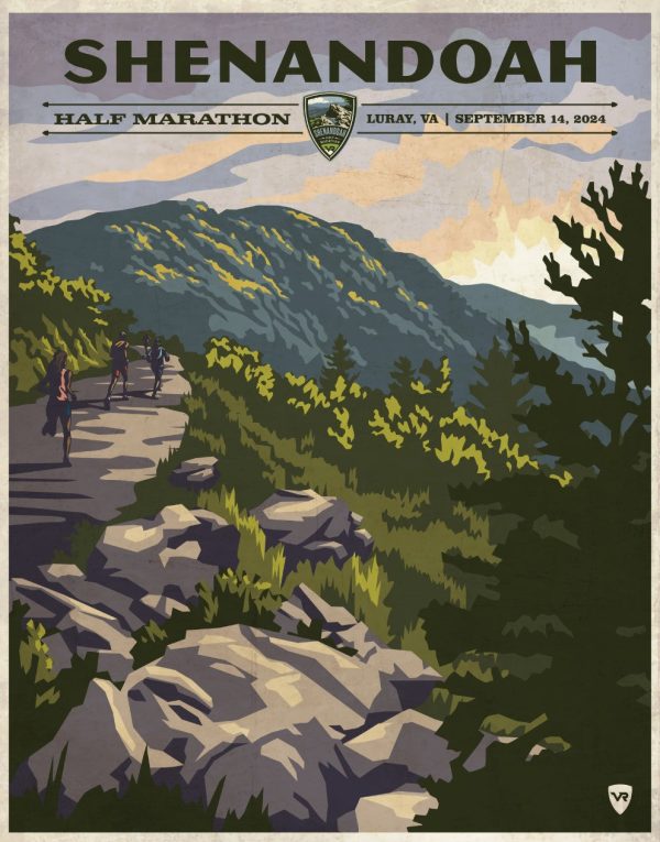 2024 Shenandoah Half Marathon Race Poster Discount