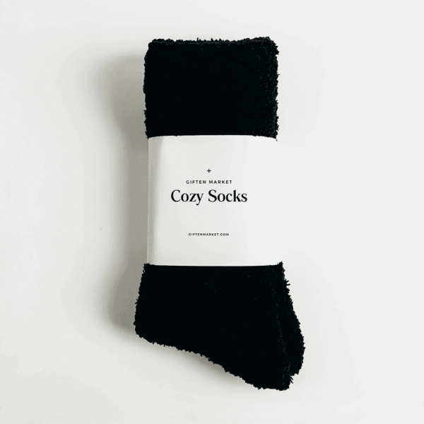 Cozy Cloud Socks - Black For Cheap
