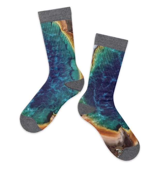 Yellowstone Grand Prismatic Spring Socks For Discount