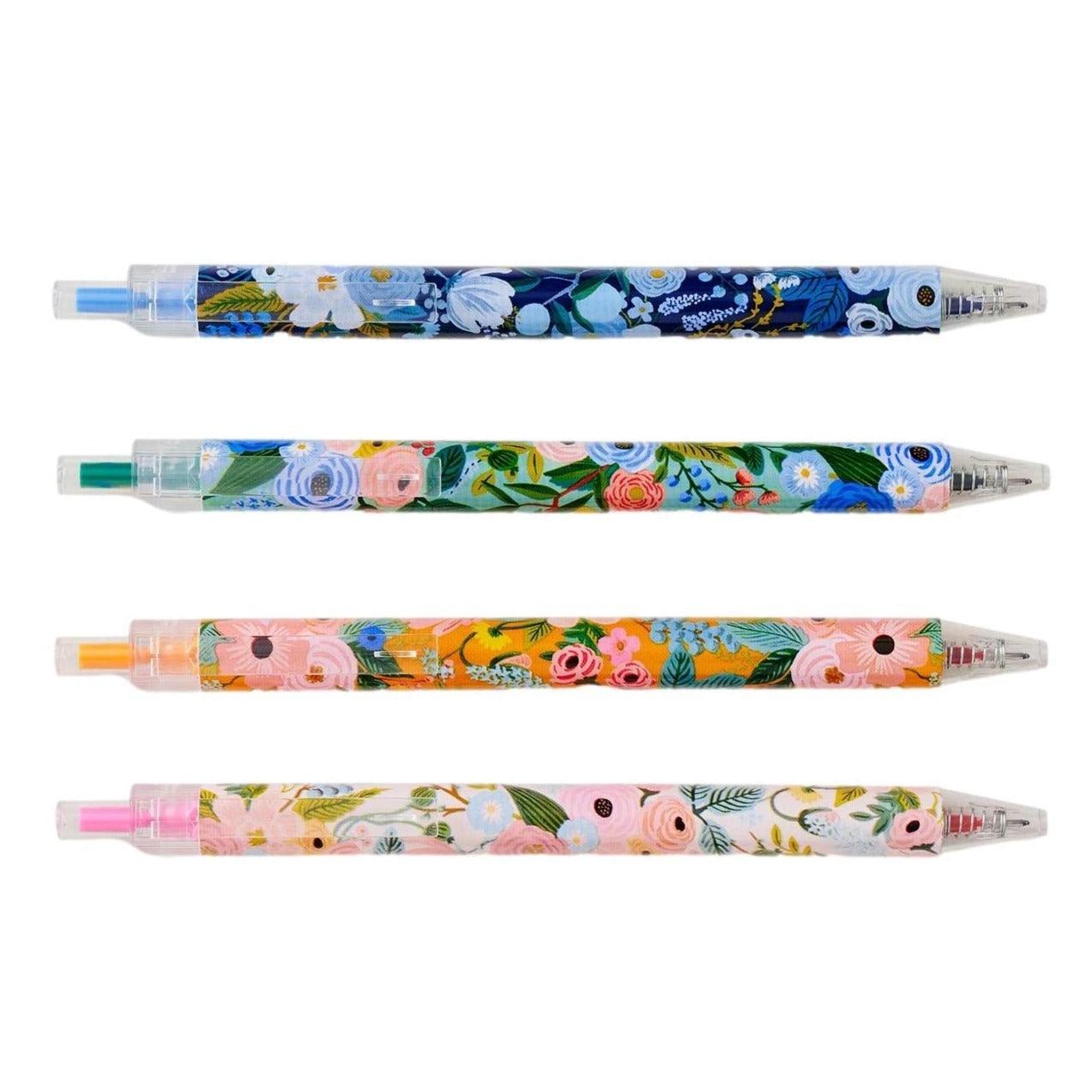 Garden Party Gel Pen Set of 4 Hot on Sale