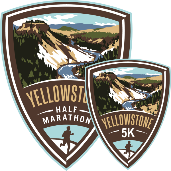 Yellowstone Half Marathon Stickers For Sale - Image 2