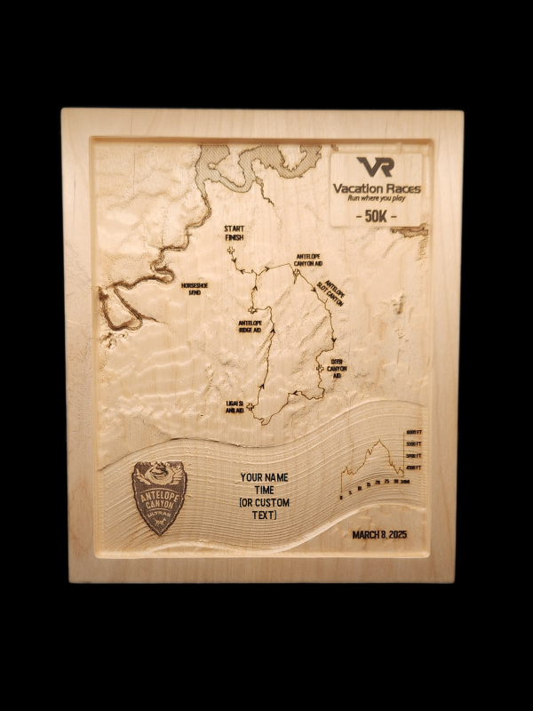 2025 VR - Antelope Canyon Ultras - 50K 3D Race Map Discount