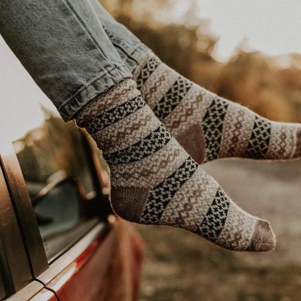 Nordic Merino Wool Socks - Torsten Cinnamon Discount - Image 2