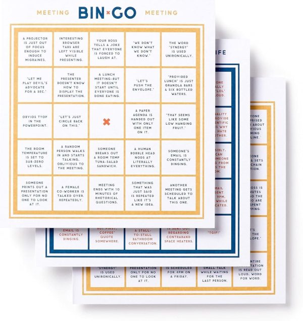 Bin-Go To A Dumb Meeting Bingo Book For Cheap - Image 2