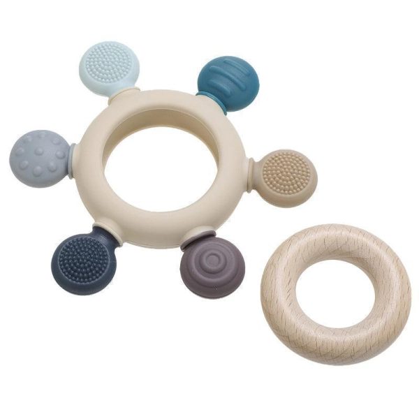 Silicone & Wood Teether Sale - Image 3