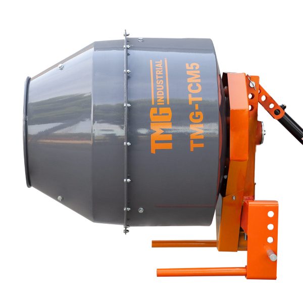 TMG Industrial 5 Cu-Ft 3-Point Hitch Cement Mixer, PTO Shaft Included, Category 1 & 2 Hookup, TMG-TCM5 Online Sale - Image 2