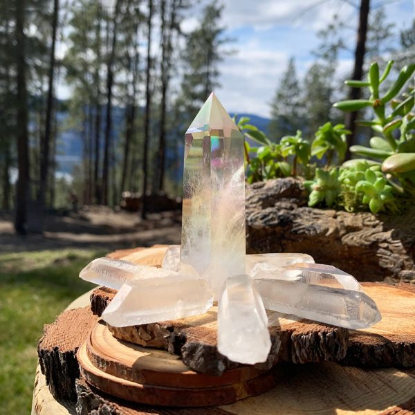 8-Piece Angel Aura Point + Quartz Shards Set Online
