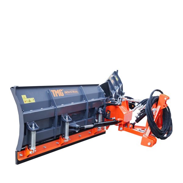 TMG Industrial 10’ U V Angle Blade Snowplow, Reversible Rubber Edges, 6 Positions, Category 1 & 2 Hookups, 3-Point Hitch, 40-90 HP Tractors, TMG-SP10V Online Sale - Image 2