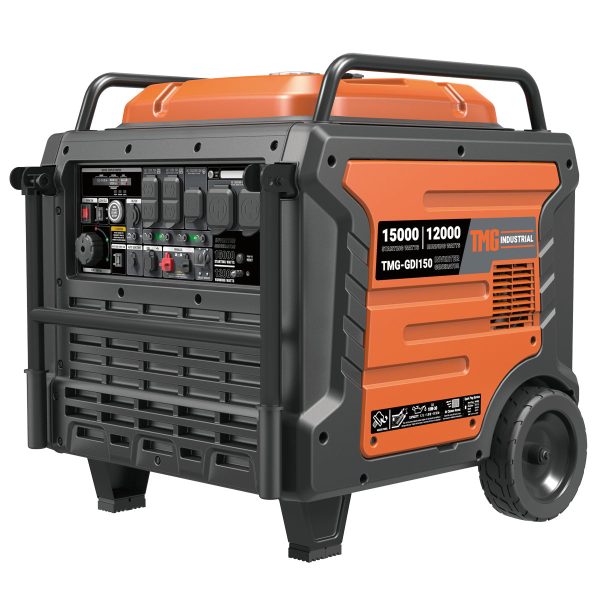 TMG Industrial 15000 Watt Digital Inverter Portable Generator, 10hrs 50% Load Run Time,  EPA Compliance, TMG-GDI150 Discount - Image 2
