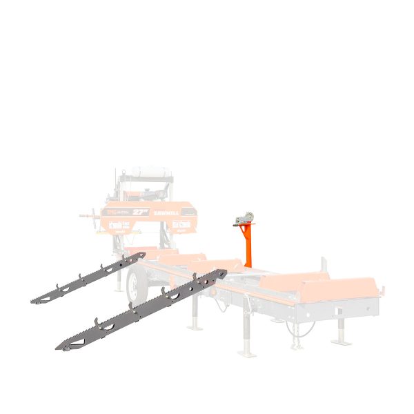 TMG Industrial Log Loading Ramp Kit for Sawmill Trailer PSM27, Mast Boom, 70” Ramp Length, 3800-lb Load Capacity, TMG-PSM27-Lramp Fashion