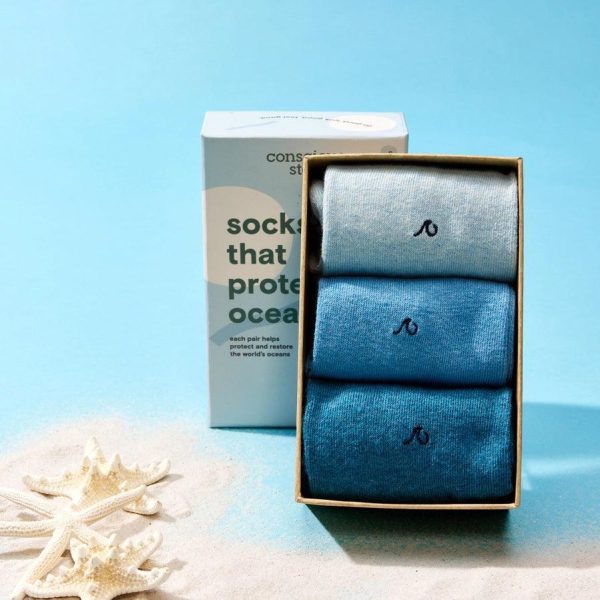 Socks That Protect Oceans Gift Set - Unisex For Discount