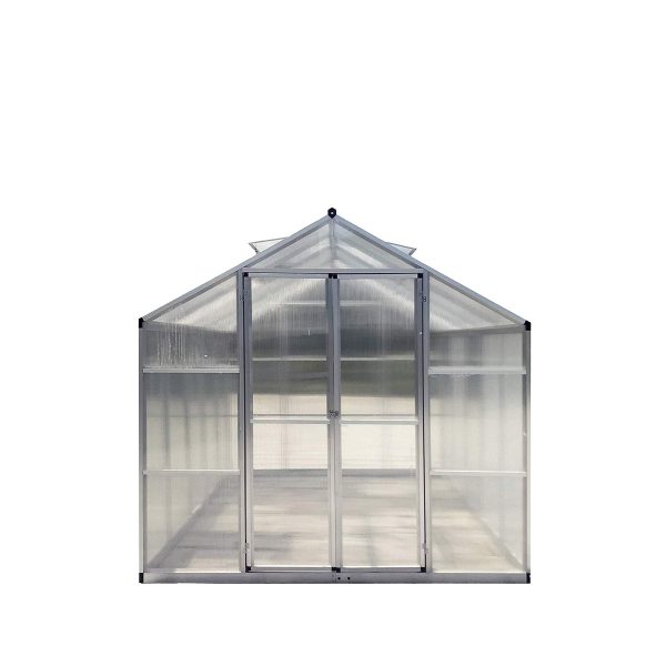 TMG Industrial 8  x 10  Aluminum Frame Greenhouse w 4 mm Twin Wall Polycarbonate Panels, UV Protected Panels, TMG-GH810 Cheap - Image 2