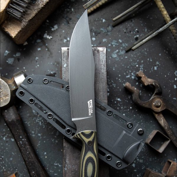 THE MARSHALL BUSHCRAFT KNIFE - GREEN & BLACK For Sale - Image 3