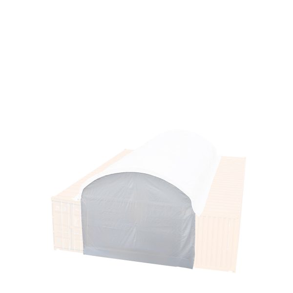 TMG Industrial Back End Wall Kit, Compatible with TMG-DT2041CV container shelters installed with the high cube containers (9’6”), TMG-DT20BW9V Online - Image 2