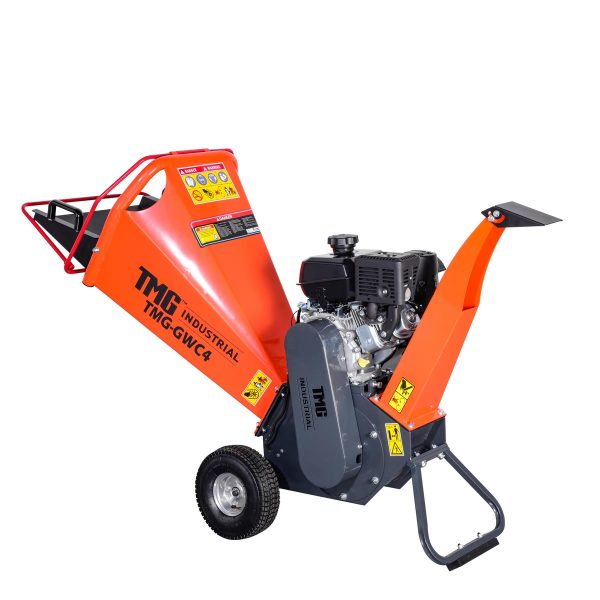TMG Industrial 4  Wood Chipper Powered by 7 HP Kohler Command Pro Series Engine, 6   Reversible Blades, Dual Belt Drive, TMG-GWC4 Online Hot Sale - Image 3