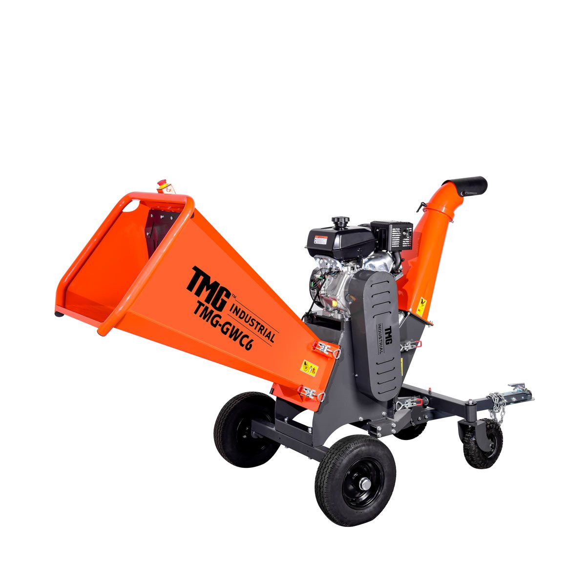 TMG Industrial 6  Wood Chipper Powered by Kohler 14 HP Command Pro Series, ATV Tow-Behind, 12   Reversible Blade, Dual Belt Drive, TMG-GWC6 For Discount