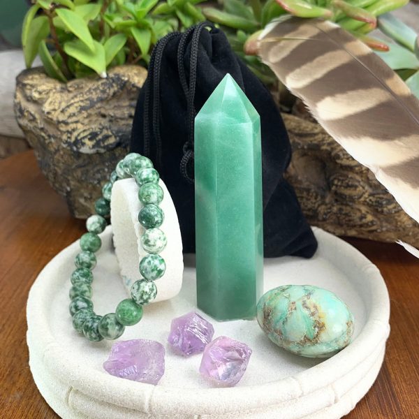 Mala Bracelet & Prosperity Crystal Set 🙏 Cheap - Image 4