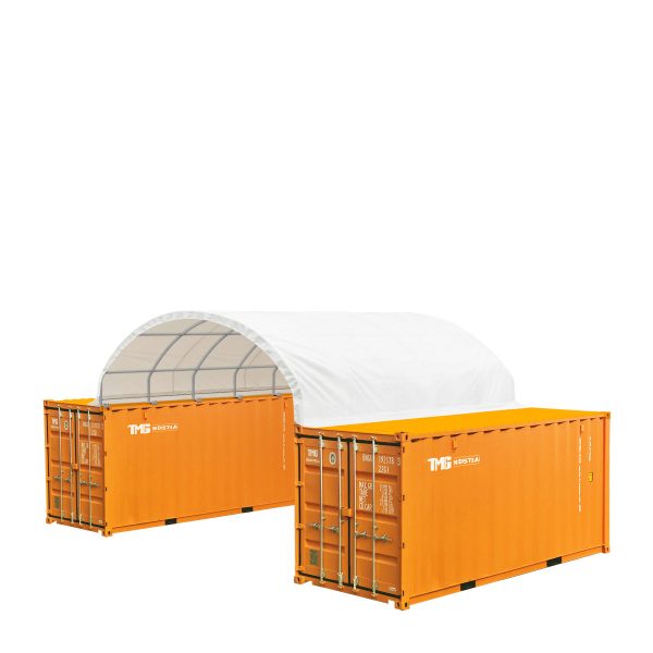 TMG Industrial 20  x 20  PE Fabric Container Shelter, Fire Retardant, Water Resistant, UV Protected, TMG-ST2021CE(Previously ST2020C) Sale
