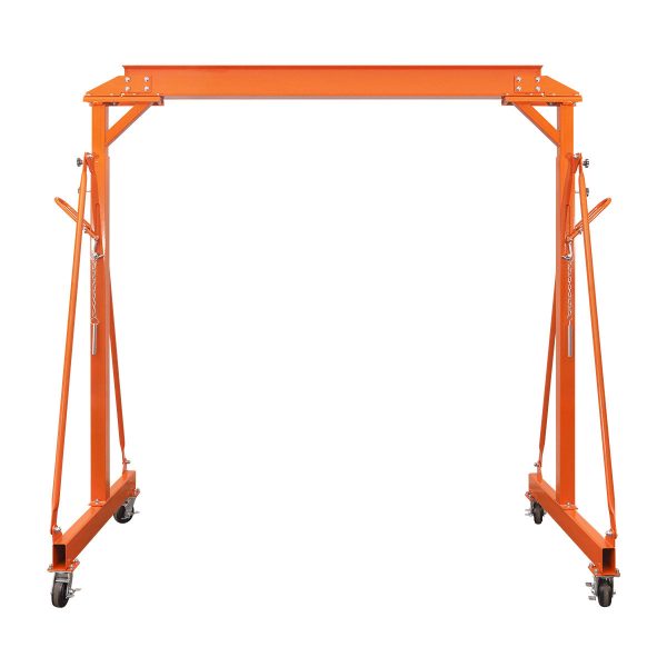 TMG Industrial 4400-lb Adjustable Height All-Steel Gantry Crane, Auto-Lock, 95” Min. Height, 142” Max. Height, Locking Swivel Caster Wheels, TMG-AGC21(Previously TMG-AGC20) Cheap - Image 5