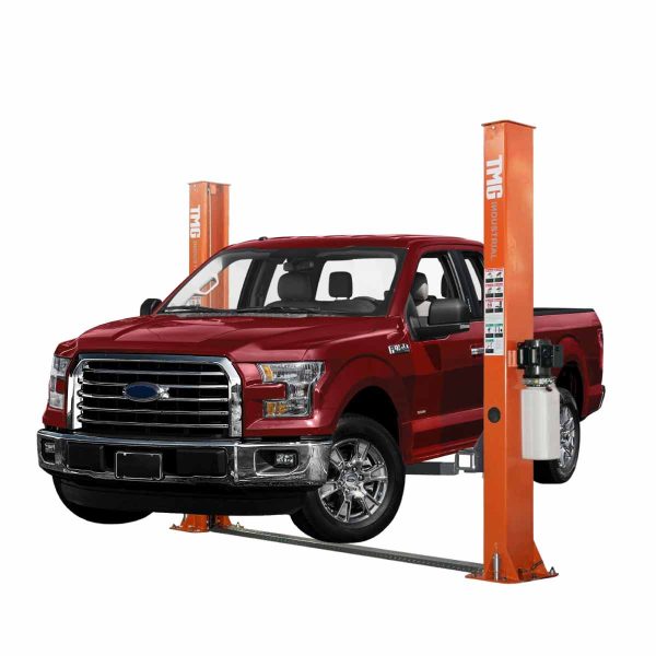 TMG Industrial 10,000-lb Two Post Floor Plate Auto Lift, Symmetric Arms, 77” Lift Height, Dual-Point Lock Release, TMG-TPL45 Sale - Image 3