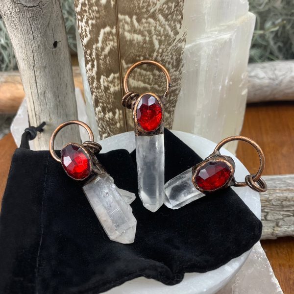 Quartz + Corundum Soldered Pendant For Discount - Image 3