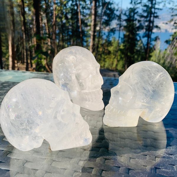 Crystal Mood Light (Quartz Skull Medium) Hot on Sale - Image 4