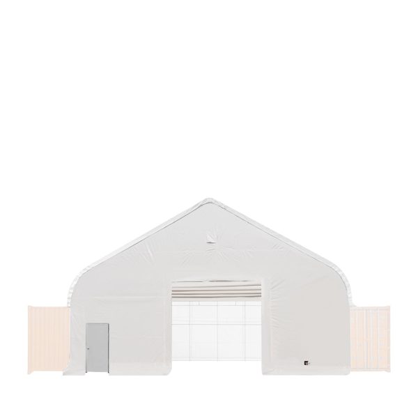 TMG Industrial Pro Series Front Wall Kit for Dual Truss Container Shelter TMG-DT5040CF, Steel Man Door and Roll-up Door, TMG-DT50CD For Cheap - Image 2