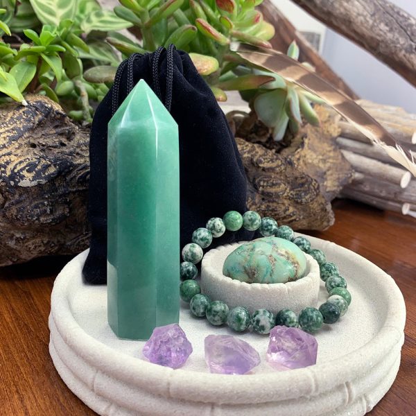 Mala Bracelet & Prosperity Crystal Set 🙏 Cheap - Image 2