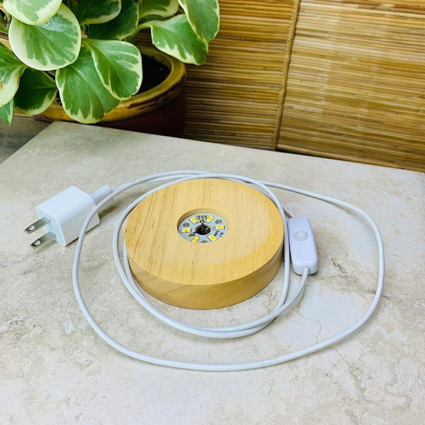 Crystal Mood Light (Green Fluorite Sphere-Medium) Supply - Image 4