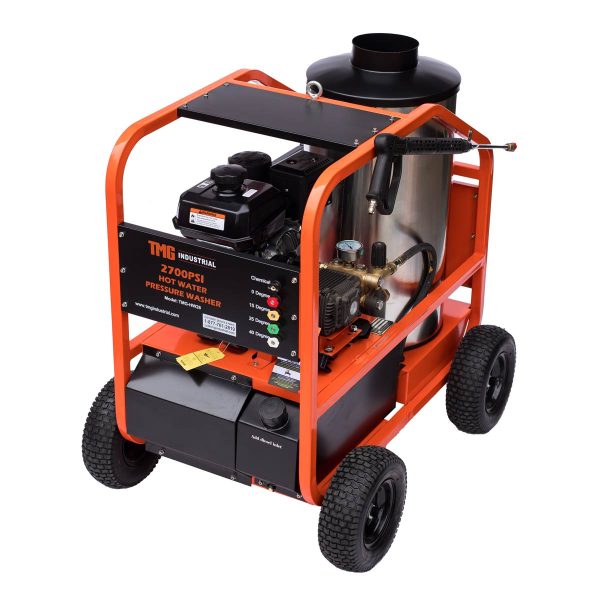 TMG Industrial 2700 PSI Hot Water Pressure Washer, 7 HP Kohler Engine, Oil Fired, Triplex Plunger Pump, 33  High-Pressure Hose, TMG-HW28 Online Sale - Image 5