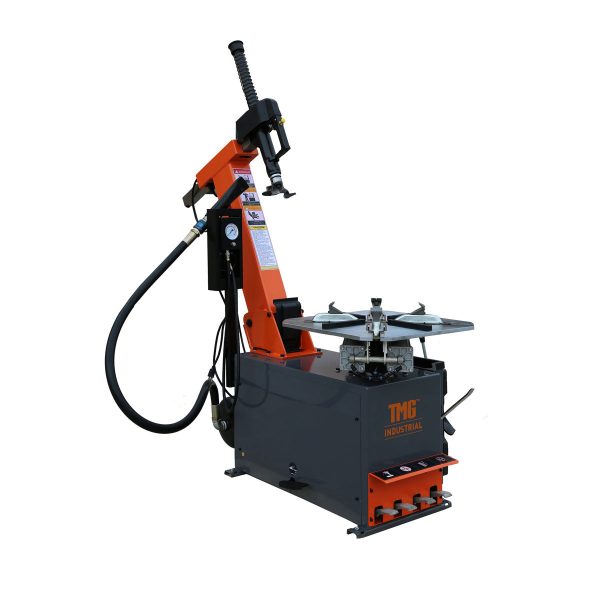 TMG Industrial Tilt-Back Semi-Automatic Tire Changer, Bead Blaster & Air Tank, 14”-28” Rim Clamping, Step Pedal Control, 2 HP Motor, CETL Certified For Canada USA, TMG-TC28 Online now - Image 5