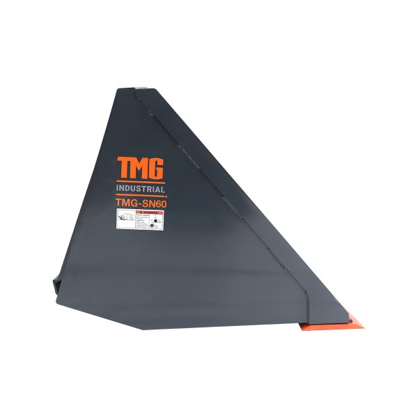 TMG Industrial Heavy-Duty 60” Skid Steer Snow Mulch Bucket, Bolt-On Cut Edge, 1500-lb Weight Capacity, Universal Quick Mount, TMG-SN60 For Cheap - Image 2