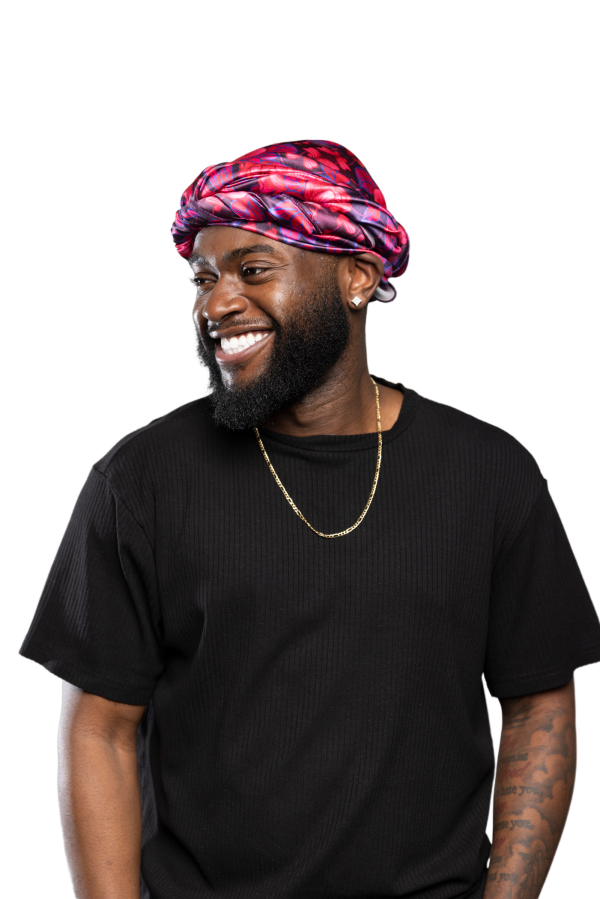 Satin Headwrap - Midnight Romance Discount - Image 2