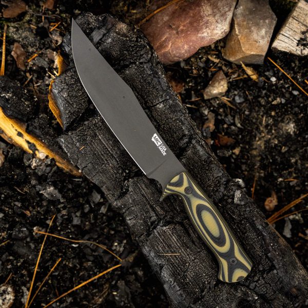 THE MARSHALL BUSHCRAFT KNIFE - GREEN & BLACK For Sale - Image 2