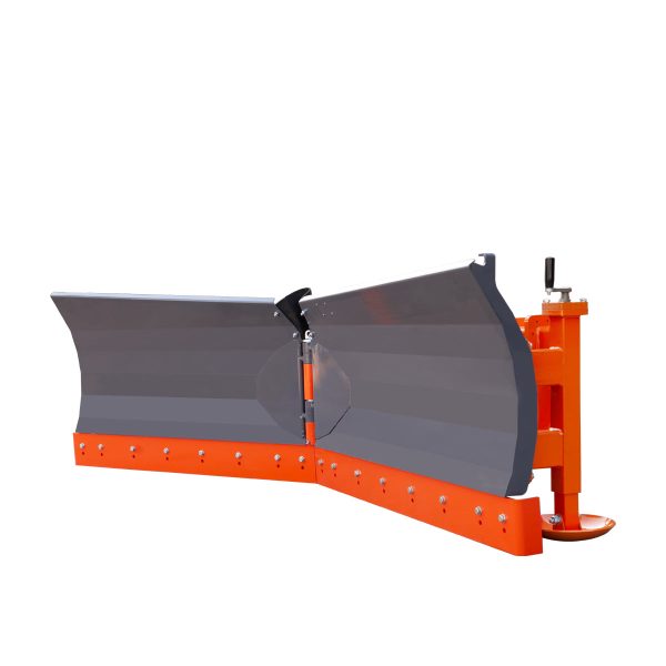 TMG Industrial 8-½’ U V Angle Blade Snowplow, Metal Edges, 6 Positions, Accumulator & Solenoid Valve, Quick-Change Lugging, 40-90 HP Tractors, TMG-SP08X Online Hot Sale