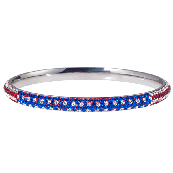 American Flag Jeweled Bangle For Discount