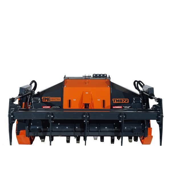 TMG Industrial 70” Forestry Brush Mulcher, Category 2 Hookup, Widia Cutting Teeth, 70-110 HP Tractors,  3-PTO Shaft Included, TMG-TMB72 Sale - Image 4
