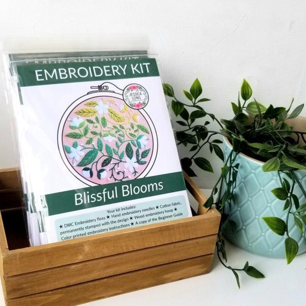 Blissful Blooms Beginner Embroidery Kit Online - Image 5
