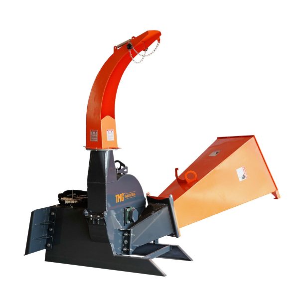 TMG Industrial 6  Skid Steer Wood Chipper, Gravity-Fed, Universal Skid Steer Mount, TMG-WC62S For Discount
