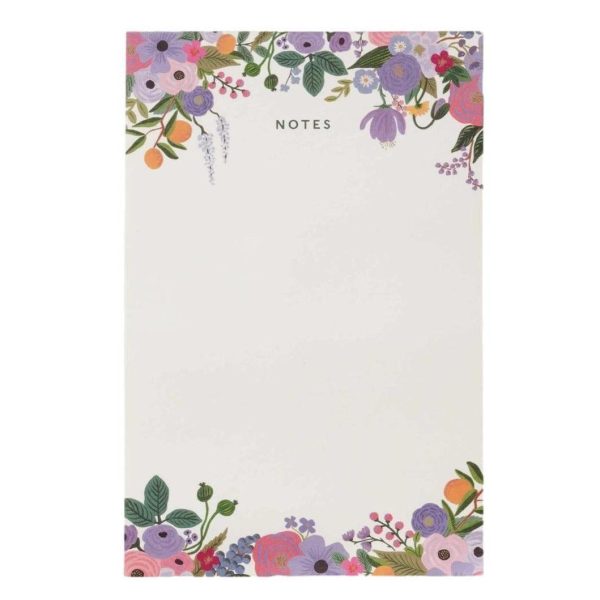 Garden Party Violet Notepad Online now