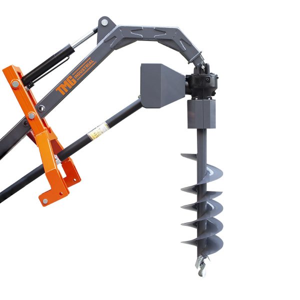 TMG Industrial 48” Hydraulic Assist Post Hole Digger, 12” Auger, PTO Shaft Included, TMG-TPD12 Hot on Sale - Image 2