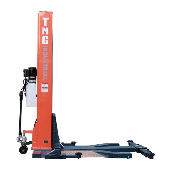TMG-ALSP60 6000 LB Portable Single Post Auto Lift, 72   Lifting Height, Low Profile Jack, CETL certified Pump Fashion - Image 2