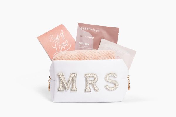 Mrs. White Zipper Cosmetics Pouch Online - Image 3