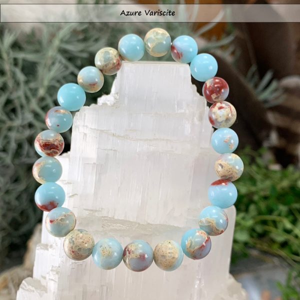 Throat Chakra Mala Bracelet Set🌈 on Sale - Image 4